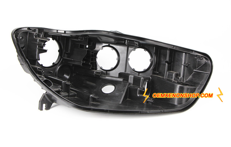 2016-2019 Audi A6 C7 S6 RS6 Headlight Black Back Plastic Body Housing Replacement