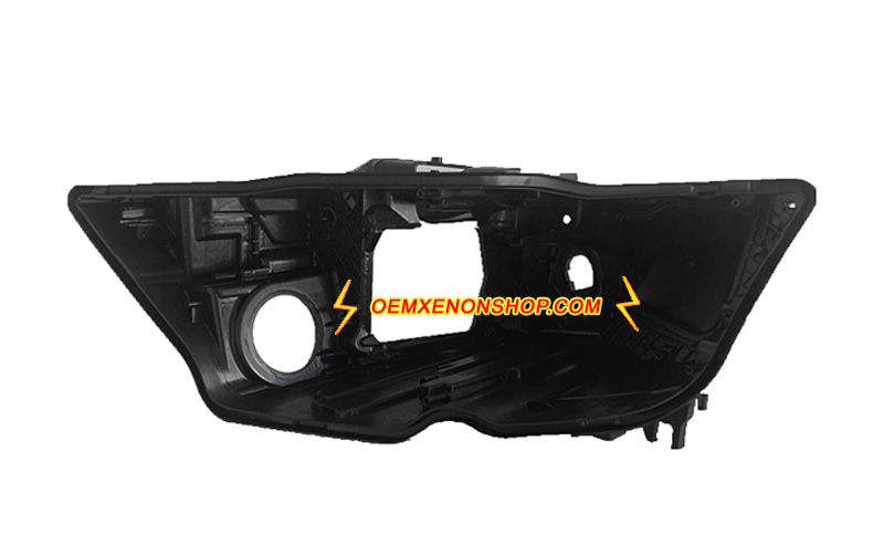 Audi A6 C8 S6 LED  Headlight Black Back Plastic Body Housing Replacement