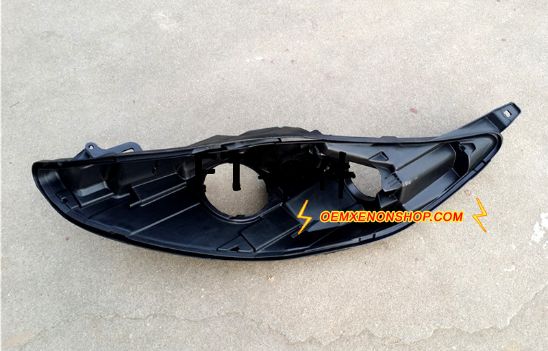 Ford Fiesta Headlight Black Back Plastic Body Housing Replacement