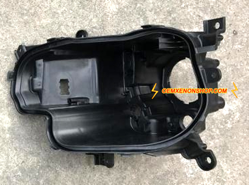 Jeep Cherokee Headlight Black Back Plastic Body Housing Replacement