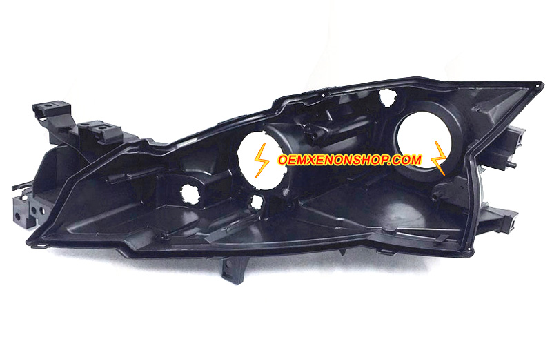 Mazda6 Gen2 GH1 Headlight Black Back Plastic Body Housing Replacement