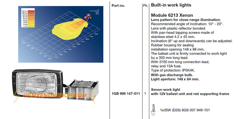 Module 6213 Xenon Hella  ballast bulb