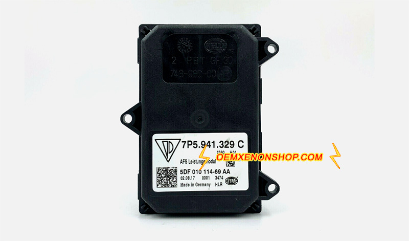 2015-2018 Porsche Cayenne 958.2 Full LED Matrix HeadLight AFS Leistungsmodul Control Unit Module 5DF 010 114-69 AA , 7P5941329C , 746-959-00 AC
