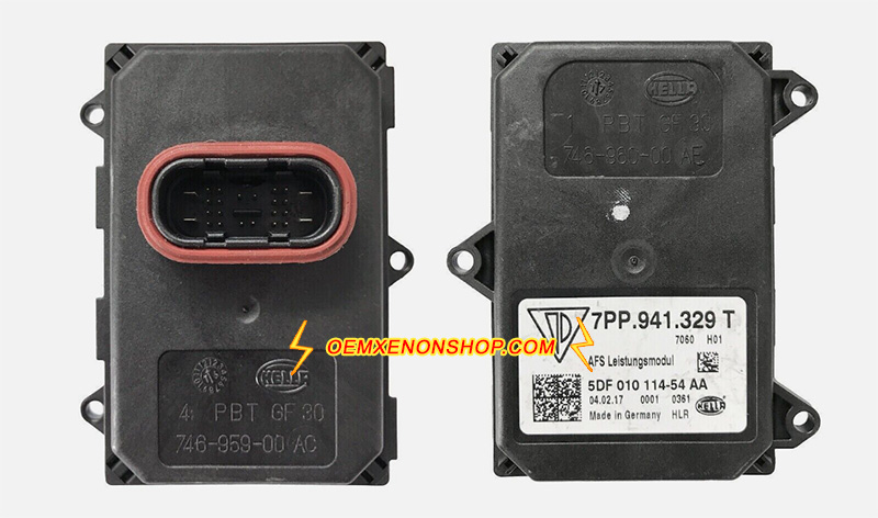 2017-2024 Porsche 982 Cayman 718 Boxster Full LED Projector HeadLight AFS Leistungsmodul Control Unit Module 7PP941329T , 982941035AA , 5DF 010 114-54 AA