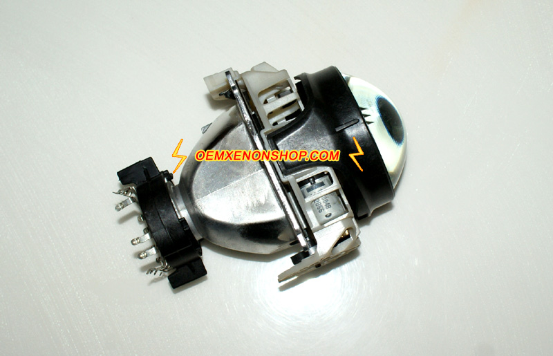 2006-2010 VW Passat B6 R36 Headlight Original OEM HID Bi-Xenon D1S Projector Lens Reflector Bowls PNP Plug And Play Replace