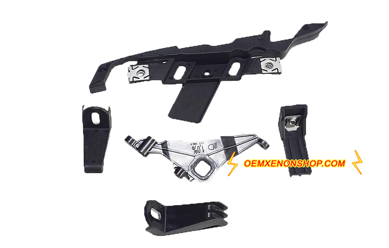 2003-2013 Audi A8 S8 D3 D4 Front Headlight Upper Mounting Support Plate Bracket Holder 4E0941122A 4E0941455