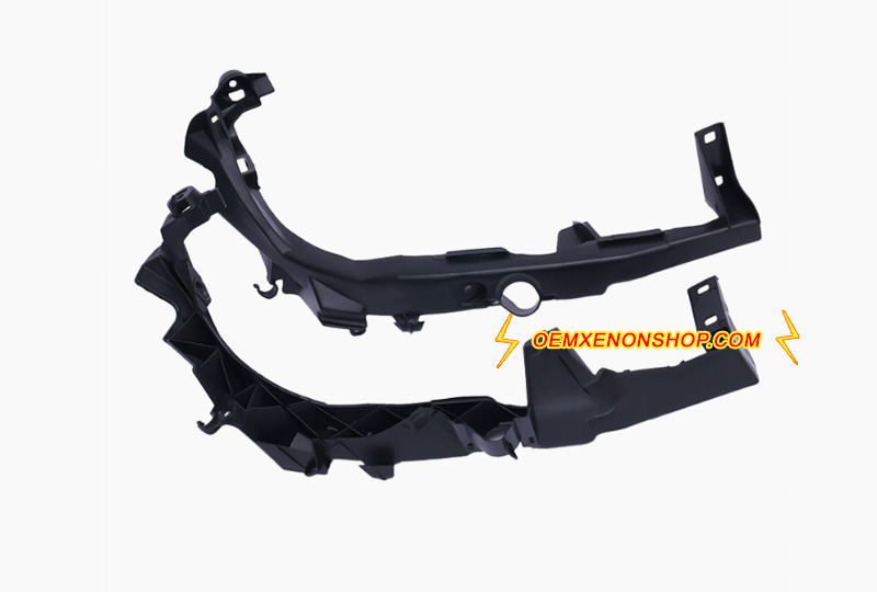 2008-2012 BMW E90 E91 328i 335d 335i Front Headlight Upper Mounting Support Plate Bracket 51647138402, BM2509103, 51647138401, BM2508103