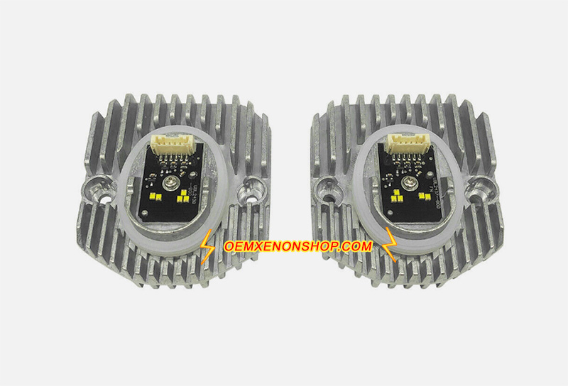 2017-2020 BMW 5 Series G30 G31 LED Adaptive Headlight Angle Eye DayTime Running Light DRL Module 63117214939 63117214940