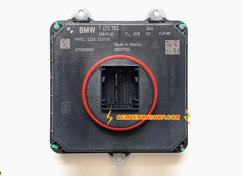 2019-2021 BMW X3 G01 Full LED Headlight Original Ballast Control Unit Module 7472763 7476487 8491412 7472771 7472770 