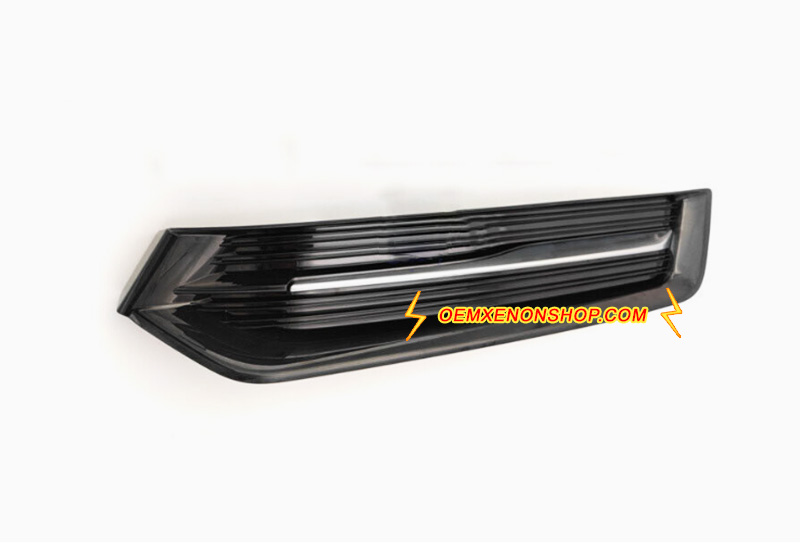 2020-2023 Cadillac CT6 Front Bumper Outer Grille Fog Lamp Light Cover Trim Bezel Shrouds