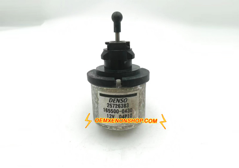 Cadillac STS STS-V OEM Headlight Vertical Aim Lamp Leveling Actuator Steptter Motor Range Control Motor Stellmotor Adjustment Motor 25726383 165500-0430 