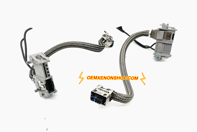 2015-2019 Chevrolet Chevy Corvette C7 Headlight Xenon HID Ballast Control Unit To D3S Bulb Harness Cable Wires 89089352