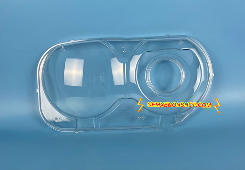 2015-2024 Dodge Challenger SRT Headlight Lens Cover Foggy Yellow Plastic Lenses Glasses Replacement 