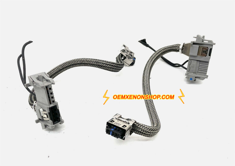 2016-2020 Ferrari GTC4 Lusso Bi-Xenon Headlight HID Ballast Control Unit To D3S Bulb Igniter Harness Cable Wires