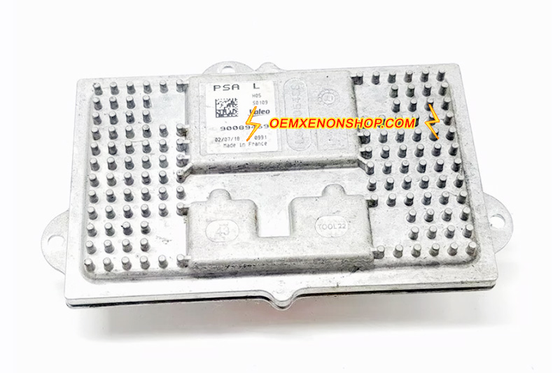 Ford Fiesta Mk7 Full LED Headlight Ballast Control Unit Driver Ecu Computer Module 90089469 , L9005488 , PSA , L90032783 , 1616879380 , 2188386 , 1616879180 
