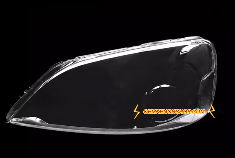 2001-2005 Honda Civic Gen7 Replacement led Headlight Lens Cover Plastic Lenses Glasses