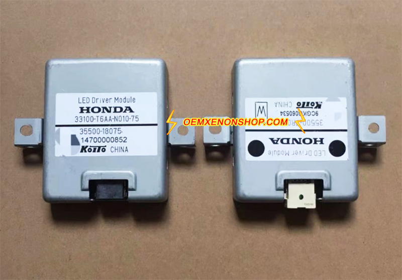 2018-2020 Honda Odyssey Gen5 RL6 Full LED Headlight Ballast Inverter Control Unit Driver Module 35500-7R014 , 35500-18075 , 33100-T6AA-N010-75 , 66D00001422 , 35500-7R006 , 35500-18659 , 35500-18198 , 35500-18077 , 35500-8F061