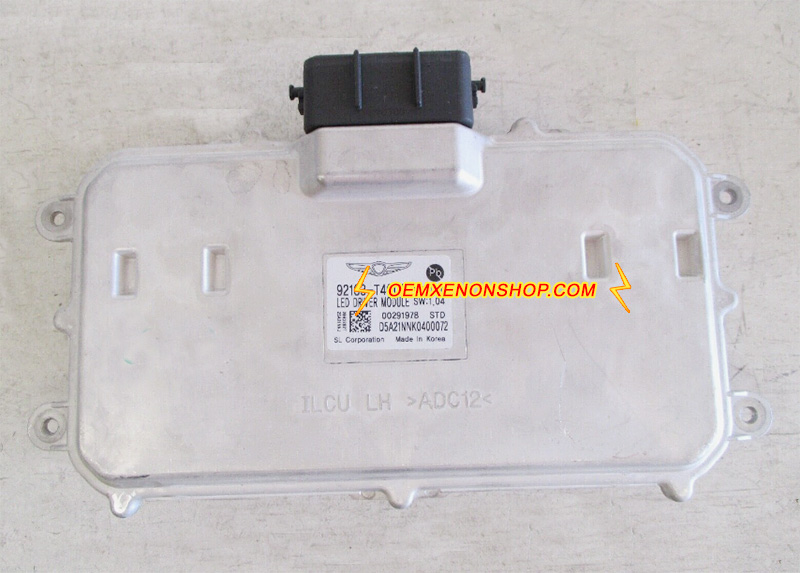 2023-2024 Hyundai Genesis G90 RS4 Original LED Headlight Control Unit Ballast Driver Module Box 92183-T4000 , 92184-T4000 , 92184-T4100