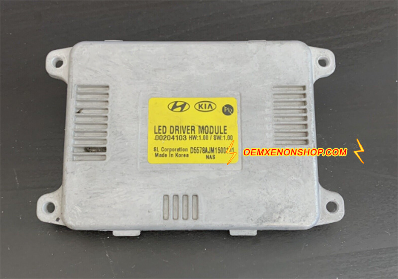 2019-2020 Hyundai Santa Fe Gen4 Original LED Headlight Control Unit Ballast Driver Module Box 00204103