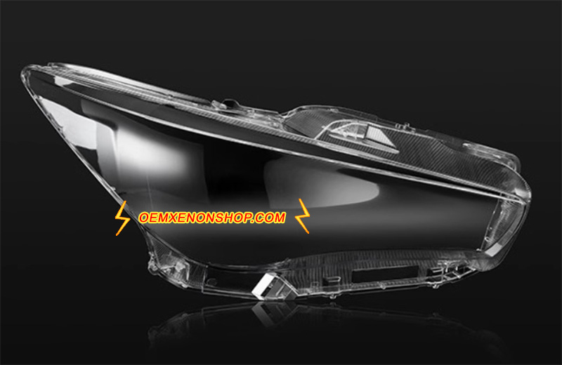 2014-2021 Infiniti Q50 Q50L Y37 led Headlight Lens Cover Plastic Lenses Glasses Replacement 26010-4HB0B , 260604HB0A , 26025-4HB0A , 26060-6HH7A, 260606HH7A , 260104HB1A,260104HB1B,260254HB1A , Koito 100-23736 , 100-23440