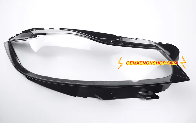 2016-2020 Jaguar XF X260 XFL Xenon LED Headlight Lens Cover Foggy Yellow Plastic Lenses Glasses Replacement