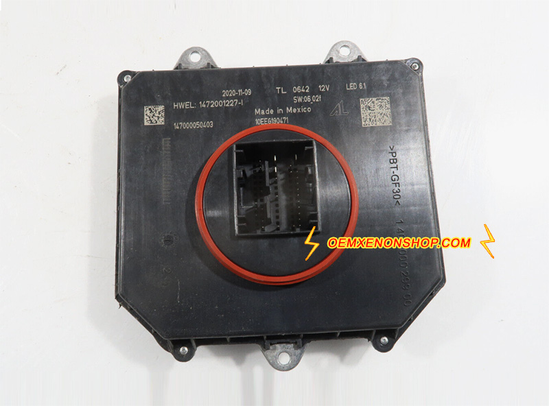 2019-2024 Jeep Cherokee KL Gen5 Mk5 Original Full LED Headlight Ballast Control Unit Driver Ecu Module 147000050402 , 1472001227-F , 147000028104 , 140100067300 , 10EEG180571 , 147000050403 , 1472001227-I , 147000028101 , 147000028104