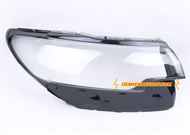 2022-2025 Jeep Compass OEM Full LED Headlight Lens Cover Foggy Yellow Plastic Lenses Glasses Replacement 68441587AD , 68441581AF , P68441580AD , P68441580AE , 68441581AF , 68441587AF , P68441587AE , 68273365 