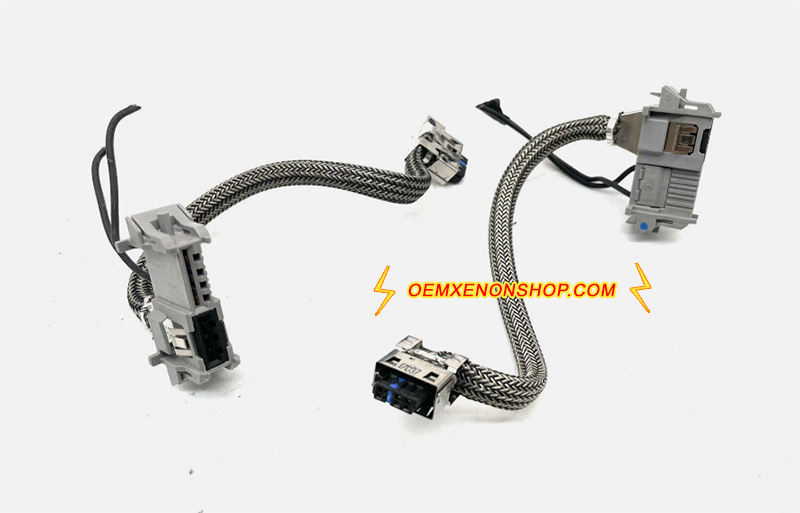 2014-2020 Jeep Grand Cherokee WK2 Bi-Xenon Headlight HID Ballast Control Unit To D3S Bulb Igniter Harness Cable Wires