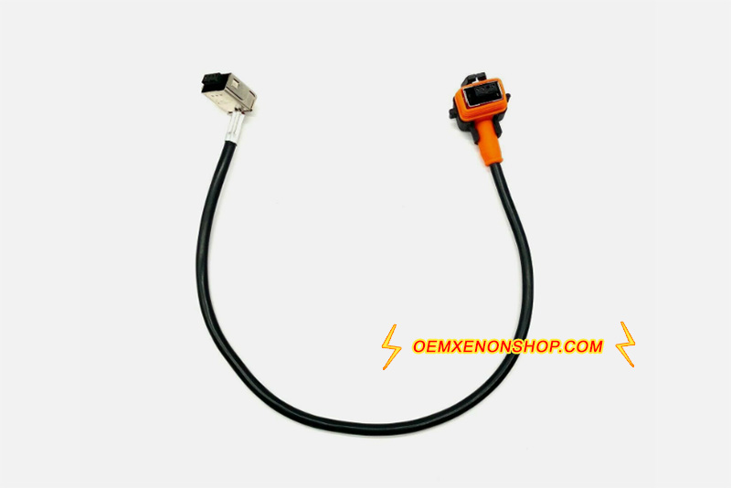 2012-2016 Kia Forte K3 Cerato Headlight Xenon HID Ballast Control Unit To D8S Bulb Harness Cable Wires Hook Up Connector