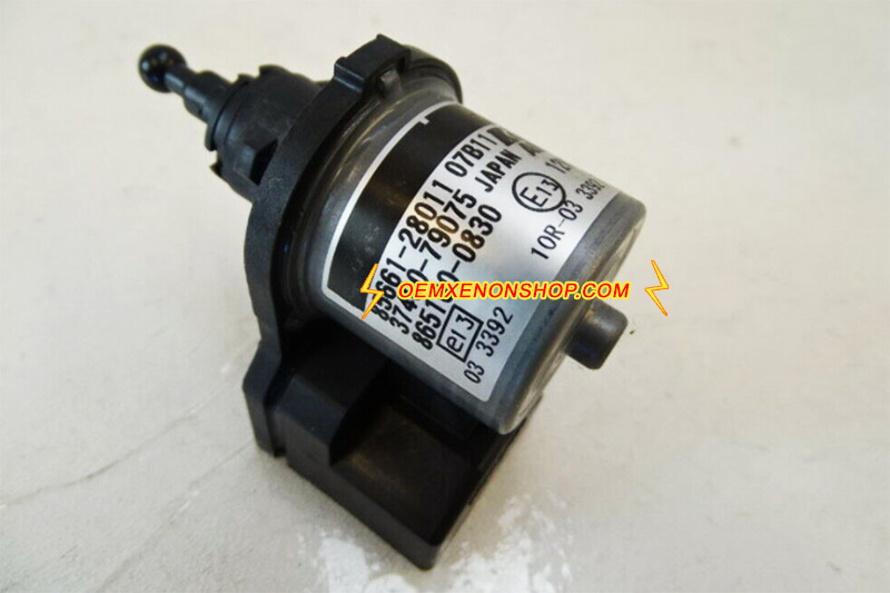 2007-2012 Lexus ES240 ES350 XV40 Headlight Vertical Aim Lamp Leveling Actuator Steptter Motor Range Control Motor Stellmotor Adjustment Motor 85661-50040 , 37400-77184 , 865100-0160 , 85561-48030 , 37400-77894 , 865100-0620 , ASMO , 85691-28011 , 37400-79075 , 865100-0830