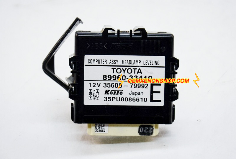 2012-2015 Lexus ES300h ES350 XV60 Headlamp ASSY Computer Leveling Control Module 89960-33410 , 35600-79992