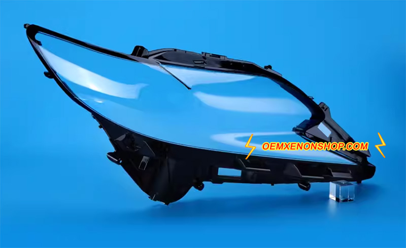 2016-2018 Lexus ES300 ES350 XV60 OEM Full LED Projector Headlight Lens Cover Plastic Lenses Glasses Replacement 8114033A60 , 81140-33A50 , 81070-33550 , 81140-33A61