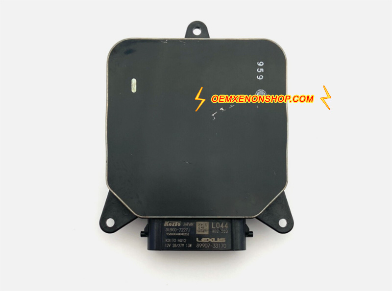 2016-2020 Lexus GS200T GS300 GS350 GS450H Facelift OEM Full LED Projector Headlight Control Unit Driver Module Controller 31900-70834 , 80090-30020 , R016