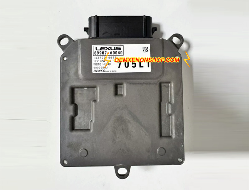 2020-2023 Lexus GX460 LED Triple Beam Headlight Ballast Control Unit Module Light Computer 89908-60040 , 143800-0641 , Koito HU14D , 705R1 , 89907-60040 , 143700-0641 , 705L1 