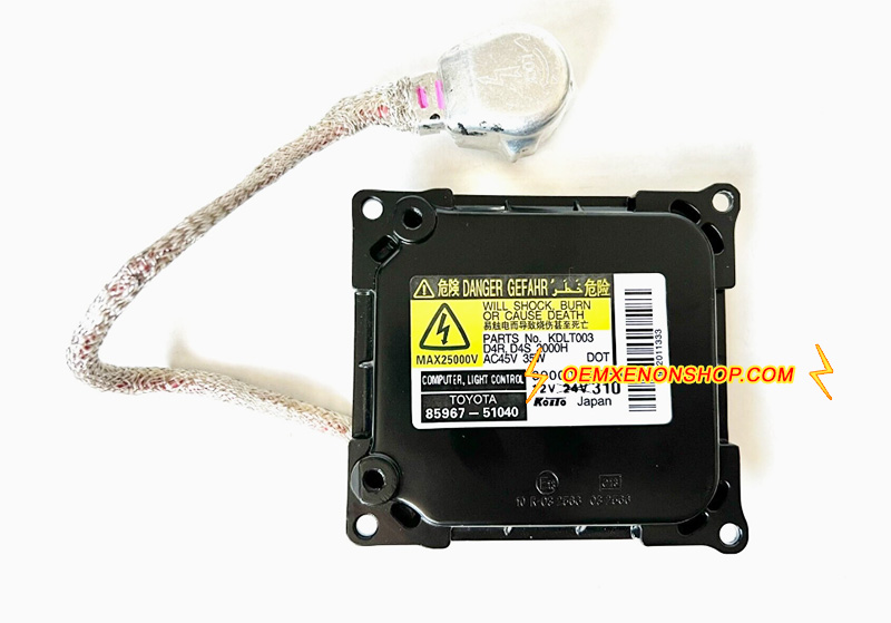 2011-2013 Lexus IS250 IS350 IS300 Genuine HID Bi-Xenon Headlight Low Beam Ballast Control Unit Module 85967-53040 , 85967-53041 , DDLT003 , 81107-33761 , 81107-22A10 , 39000-60082