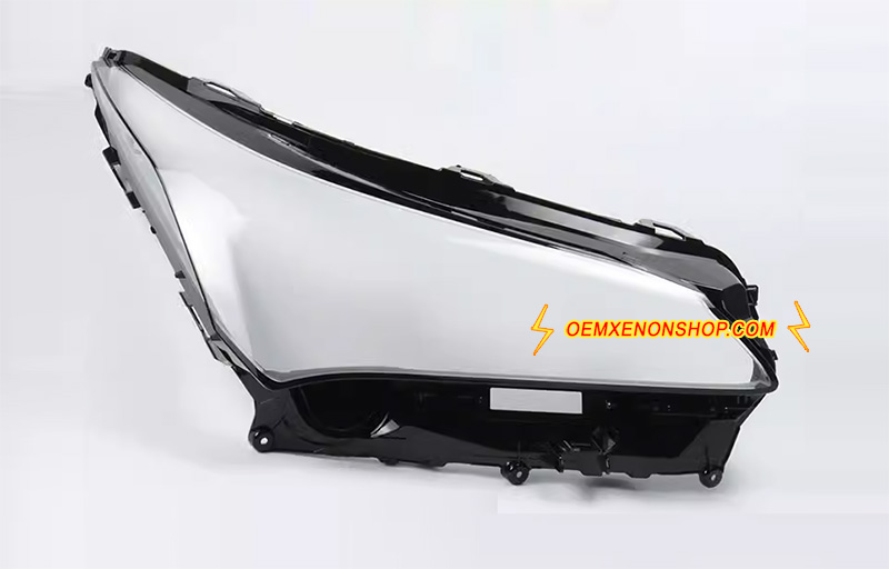 2014-2021 Lexus NX200T NX300H AZ10 Original OEM Full LED Projector Headlight Lens Cover Plastic Lenses Glasses Replacement 81070-78190 , 81140-78190 , 81140-78030 , 81070-78030 , 81145-78200 , 81185-78200 , 8114078200 , 81185-78090 , 81140-78190