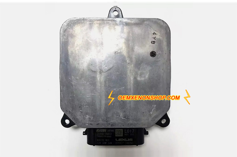 2015-2018 Lexus RC200T RC300 RC350 OEM Triple Beam LED Headlight Ballast Control Unit Module Light Computer 31800-70812 , 89908-24050 , Koito HU1 , L017 