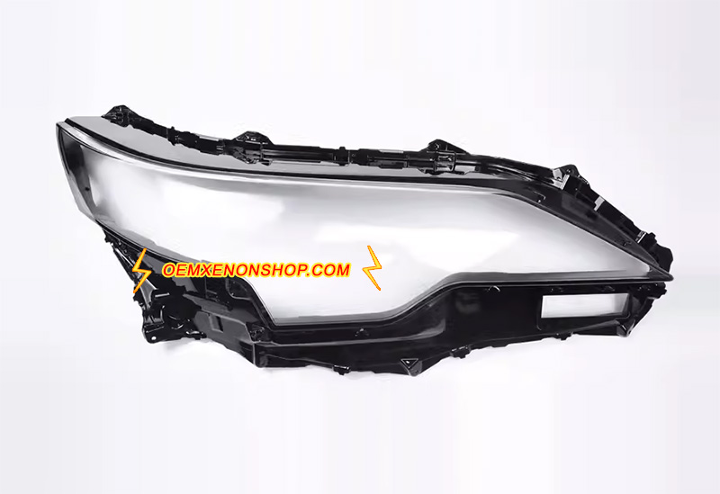 2023-2025 Lexus RX350l RX450hl RX500 ALA10 ALH10 LED Triple Headlight Lens Cover Plastic Lenses Glasses Replacement 81150-0E710 , 10000-8A0ED , 81130-48K10 , 10100-8A0MB , 10000-8A0M9, 1008D2-0E730 , 81150-0E740 , 88215-0E010 , 811100E710 , 81110-0E730 , 81150-0E730 , 81140-48J40 , 81110-0E730
