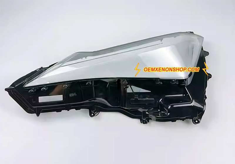 2019-2025 Lexus UX200 UX250h UX260h UX300e Original OEM Triple Single LED Projector Headlight Lens Cover Plastic Lenses Glasses Replacement 81140-76221, 81140-76220 , 81185-76230, 81185-76231 , 81145-76270 , 81185-76680 , 8114576230 , 8114576230 , 81185-76331 , 81070-76221 , 81185-76230 , 81145-76331