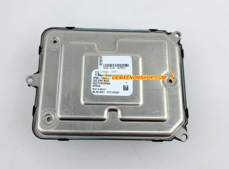 2019-2022 Lincoln Nautilus U540 Gen1 Full LED Headlight Control Unit Driver Computer Controller Module LED DRV MOD , JP5A-13B626-AC , JP5A-13B626-AA , A2C7607080300 , JP5A-13B626-AB