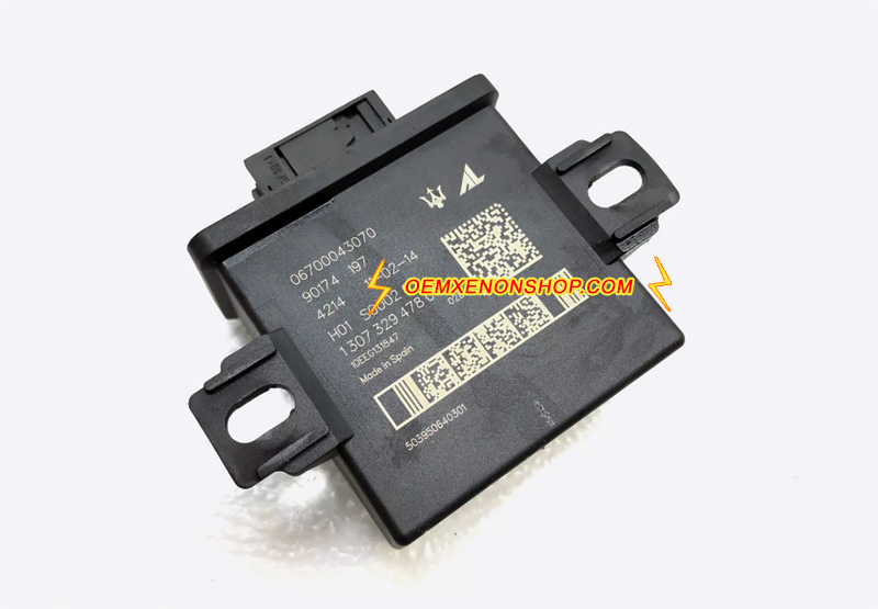 2013-2019 Maserati Ghibli M157 Headlight Leveling Adaptive Control Unit Driver Module 06700043070 , 1 307 329 478 01 , 10EEG131847