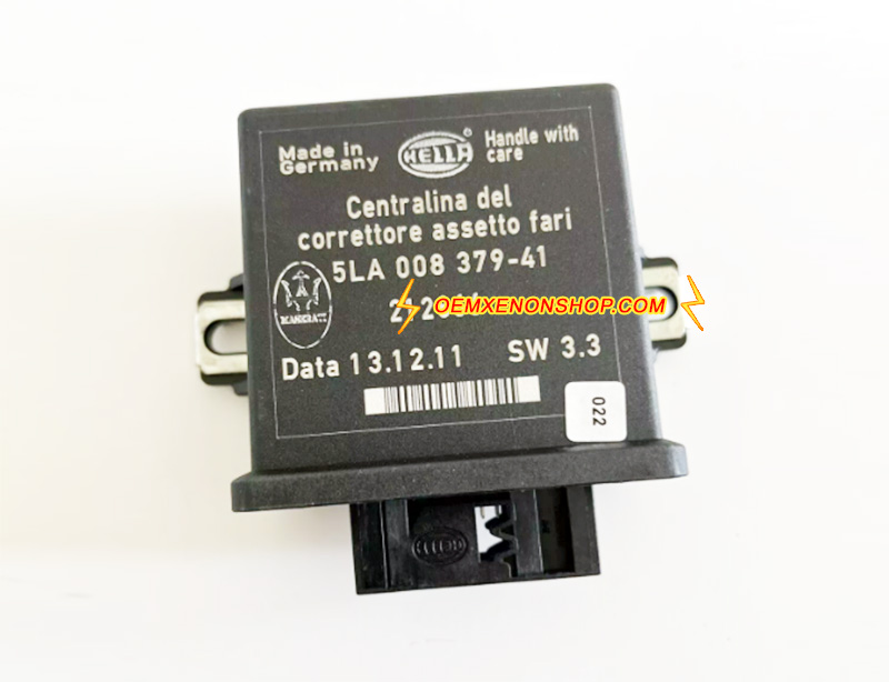 2003-2008 Mercedes-Benz Maserati Quattroporte Genuine HID Bi-Xenon HeadLight LWR-KL-Steuergerat Leveling Control Unit Module 5LA 008 379-41 Centralina del correttore assetto fari