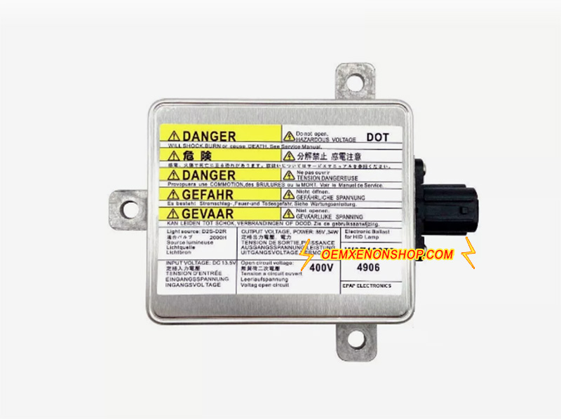 2007-2016 Mazda MPV Xenon Headlamps HID Inverter Control Unit Ballast Module D530-51-0H3, C236-51-0H3, TE70-51-0H3 , W3T20971 , W3T13072 , 8301C042 , 8301C043