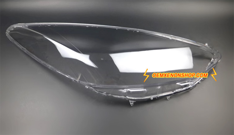 2007-2014 Mazda2 Demio Halogen Xenon Headlight Lens Cover Plastic Lenses Glasses Replacement D652-51-031H , TE70-51-0H3 , D65251031H, Stanley P6515, STANLEY P6514 P7217 