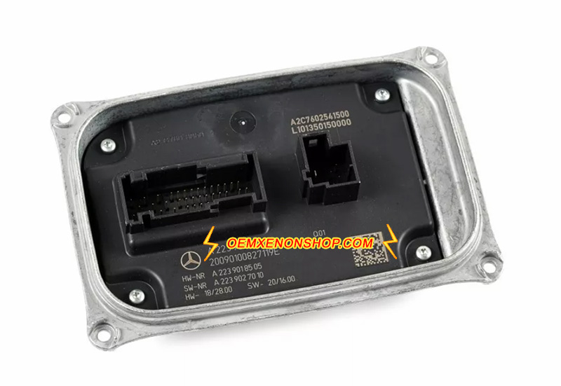 2022-2025 Mercedes-Benz C-Class W206 C180 C200 C220 C300 C43 C63 Digital LED Projector Headlamps Control Unit Driver Module A2239005320, A2239002726 , A2239002926 , A2239001521 , A2239007718