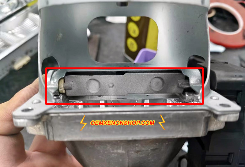 Original Hella LHD RHD Headlight Adaptive Motor Xenon Projector Shield Shaft Replace