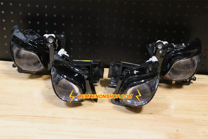 2016-2019 Mercedes-Benz GLE-Class GLE250 GLE320 GLE350 GLE400 GLE450 GLE500e GLE63S Headlight Original OEM Dual LED Projector Lens Reflector Bowls PNP Plug And Play Replace