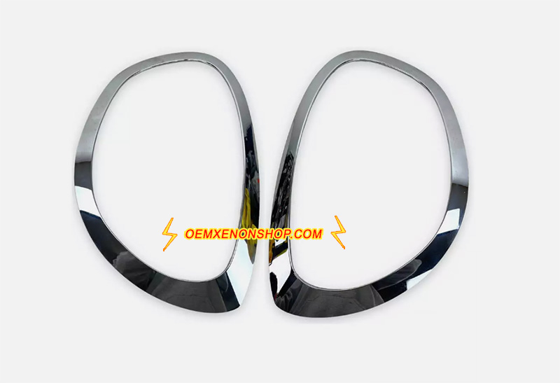 2017-2020 Mini Countryman One Coopers R60 OEM Headlight Trim Ring Surround Chrome BEZEL 51137388118, 7388118