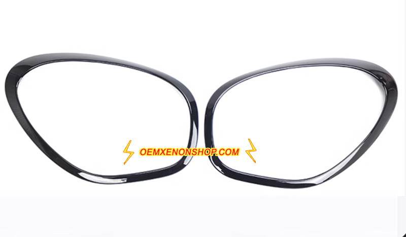 2010-2016 Mini One Coopers R60 Countryman R61 Paceman OEM Headlight Trim Ring Surround Black 51139801574, 51139813824, 9801574, 9813824, 51139813823 , 51139813824