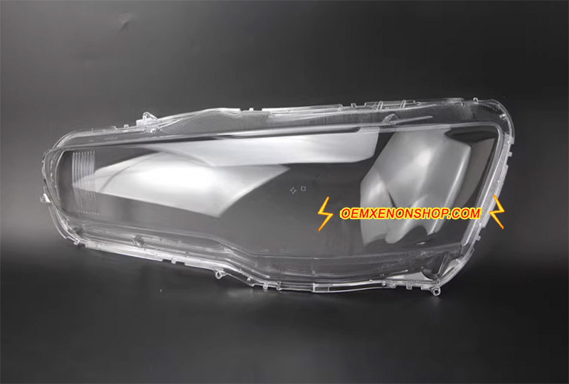 2008-2017 Mitsubishi Lancer Evolution Evo10 Replacement Headlight Lens Cover Plastic Lenses Glasses 8301C339 , 8301C345 , 8301C350 , 8301B408 , Stanley P6124, Stanley P8597 , 8301C383 , 8301B407 , 8301C346 , 8301C364 , 8301C363 , 8301C422 , 8301C361 , MB358-B1WXA, 8301C370 , 8301C3-40 , 8301B862 , MR991242 , 8301B075, 8301B076 , 8301D056